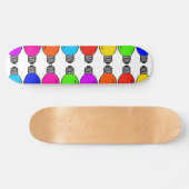 kerstlampglas skateboard (Horizontaal)