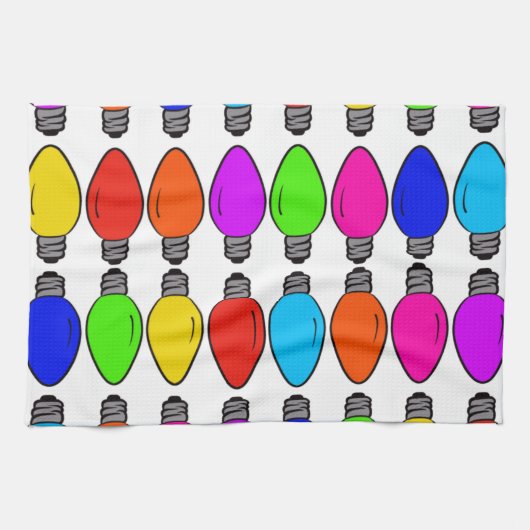 kerstlampglas theedoek (Horizontaal)