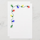 kerstlamphuis briefpapier (Voorkant / Achterkant)