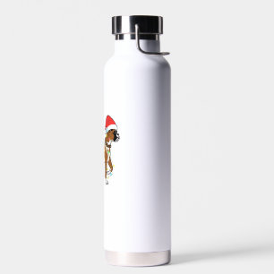 kerstlampje Boxer Hondenliefhebber Funny Gift Waterfles