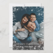 kerstlampje feestdagenkaart (Voorkant)