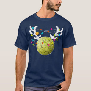 Kerstlampje Handball Funny Xmas T-shirt