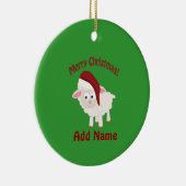  kerstlampje keramisch ornament (Rechts)