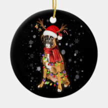 kerstlampje met borstdoek met rendier