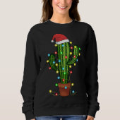 kerstlampjes Cactus Lover Funny Xmas cadeau Trui