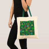kerstlampjes canvas tas (Voorkant (product))