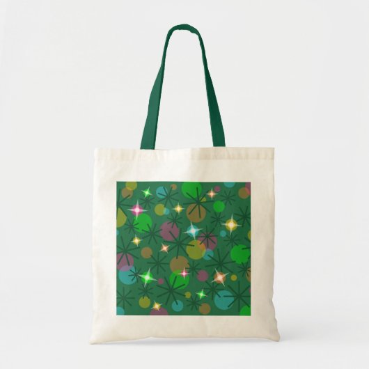 kerstlampjes canvas tas (Voorkant)