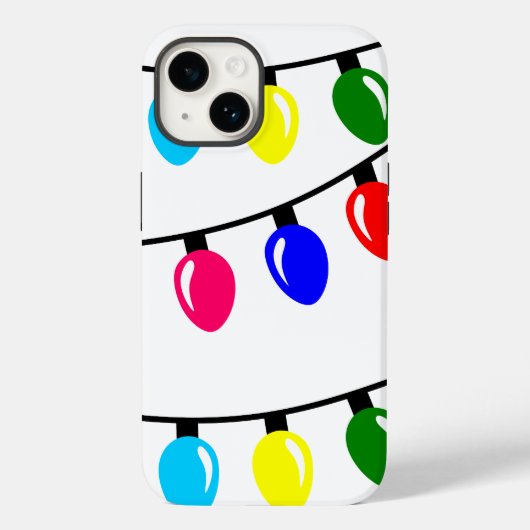 kerstlampjes Case-Mate iPhone case (Achterkant)