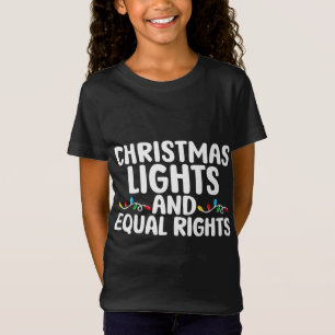 kerstlampjes en gelijke rechten voor pyjama's t-shirt