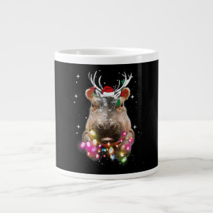Kerstlampjes Hippo Fiona Hippopotamus Lover Extra Grote Beker