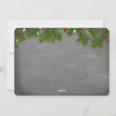 kerstlampjes | Kerstfotokaart Feestdagenkaart (Achterkant)