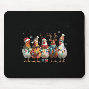 kerstlampjes met schimmelSanta Funny Xmas - Chi Muismat