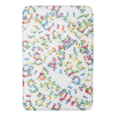 kerstlampjes met tang badmat (Voorkant Verticaal)