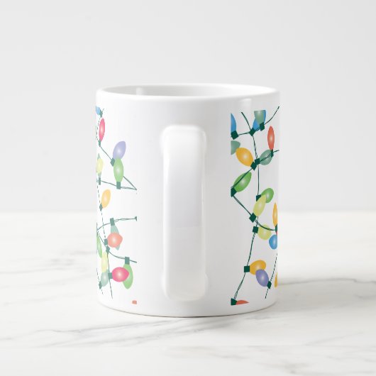 kerstlampjes met tang extra grote beker (Achterkant)