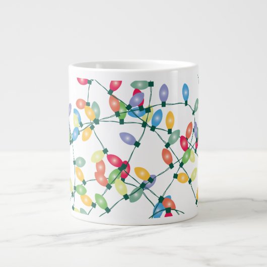 kerstlampjes met tang extra grote beker (Voorkant)