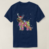 kerstlampjes met zachte beklede wielbolling terrie t-shirt (Design voorkant)