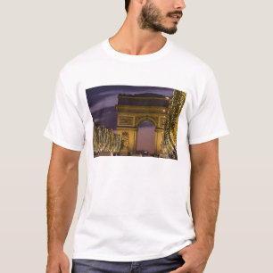 Kerstlampjes op de Champs Elysées T-shirt
