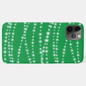 Kerstlampjes op groene iPhone-draagtas Case-Mate iPhone Case (Achterkant (horizontaal))