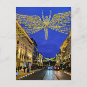 Kerstlampjes, Regent Street, Londen Briefkaart