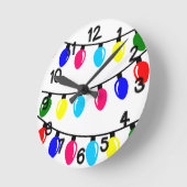 kerstlampjes ronde klok (Hoek)