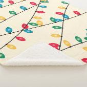 kerstlampjes sherpa deken (3/4)