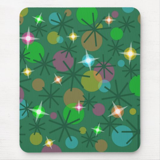 kerstlampmousepad muismat (Voorkant)