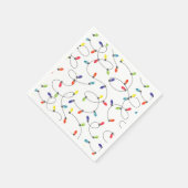 kerstlamppatroon servet (Hoek)