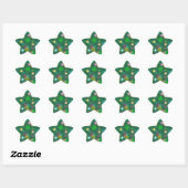 Kerstlampster sticker (Vel)
