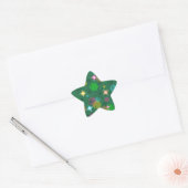 Kerstlampster sticker (Envelop)