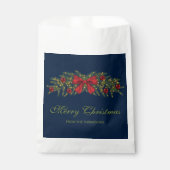 Kerstland met een rode buik en Baubles Bedankzakje (Voorkant)