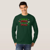 Kerstlange hoes T-Shirt (Voorkant volledig)