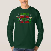 Kerstlange hoes T-Shirt (Voorkant)