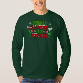 Kerstlange hoes T-Shirt