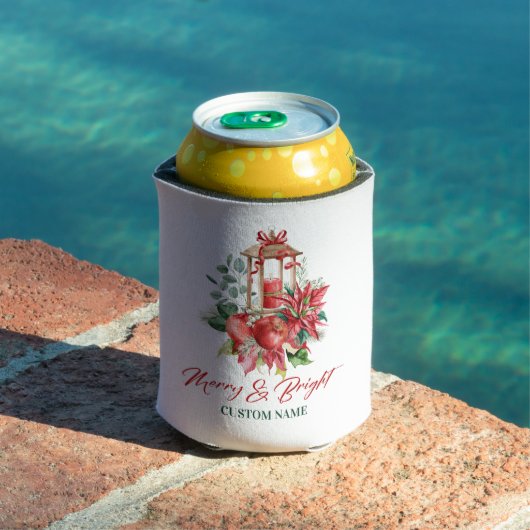 Kerstlantaarn bloemboeket blikjeskoeler (Insitu Zwembad)