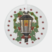kerstlantaarn glas ornament (Voorkant)