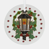 kerstlantaarn glas ornament (Achterkant)