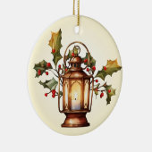 Kerstlantaarn Keramisch Ornament (Rechts)