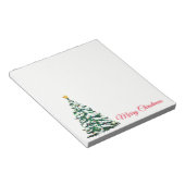 kerstlaptop notitieblok (Schuin)