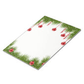 kerstlaptop notitieblok (Schuin)