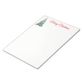 kerstlaptop notitieblok (Schuin)