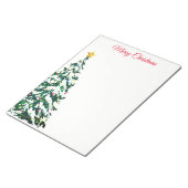 kerstlaptop notitieblok (Schuin)