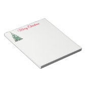 kerstlaptop notitieblok (Schuin)