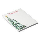 kerstlaptop notitieblok (Schuin)