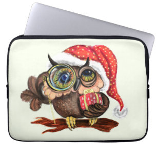 kerstlaptophoes met cadeautjes voor cadeautjes en laptop sleeve