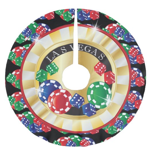 Kerstlas Vegas Style Kerstboom Rok (Voorkant)