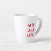Kerstlatterug Latte Mok (Rechterhoek)