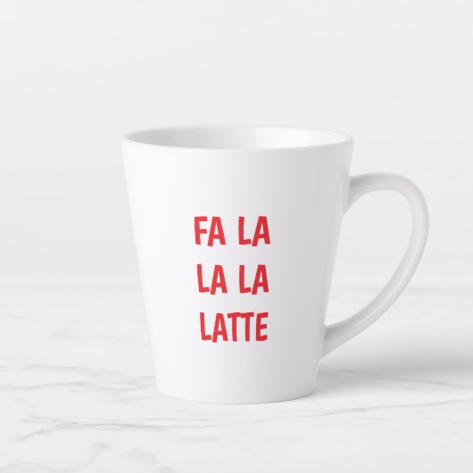 Kerstlatterug Latte Mok (Rechts)