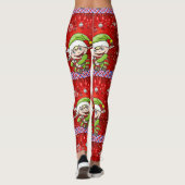 kerstLeggings, Elf Leggings (Achterkant)