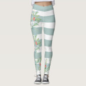 kerstLeggings Green Holly Leggings (Voorkant)