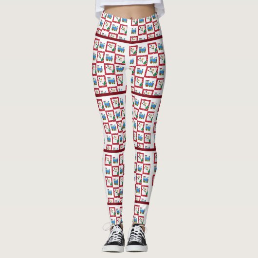 kerstLeggings Leggings (Voorkant)
